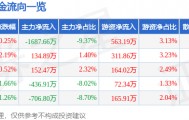股票行情快报：飞力达（300240）2月2日主力资金净卖出1687.66万元