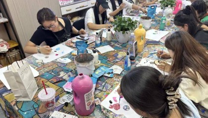 【北·青|动态】木盘绘彩 妙笔生花