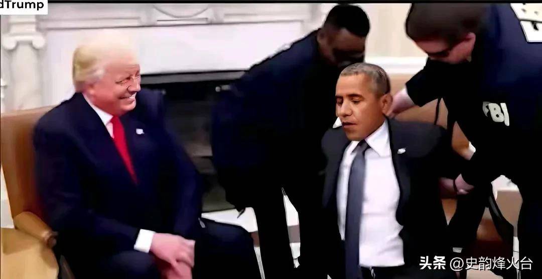特朗普恶搞奥巴马，奥巴马仓皇逃跑，特朗普开车紧追，太离谱！