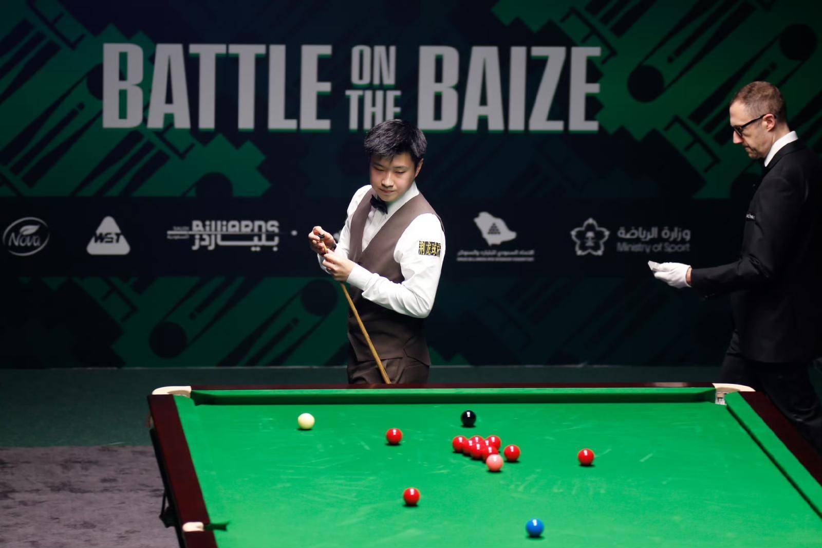 沙特阿拉伯斯诺克大师赛十六强出炉 中国选手四人晋级